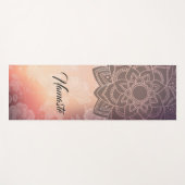 Instructeur voor YOGA Meditation Mandala Floral Da Yogamat (Voorkant (horizontaal))