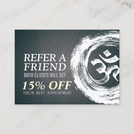 Instructeur voor YOGA-nadering Verwijzing OM-EN-sy (Voorkant)