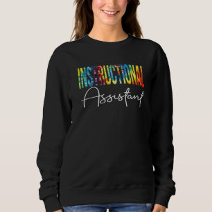 Instructie-assistent Tie Dye-waardering achterkant Trui