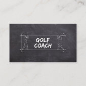 Instructie Golf Coach leraar Lessen Visitekaartje (Voorkant)