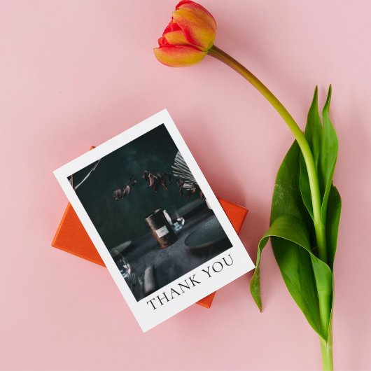 Instructie Kaarsenzorg Dank u Fotokaart Visitekaartje