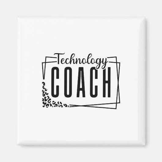 Instructie Technologie Coach Cool Ontwerp Voor The Magneet (Voorkant)