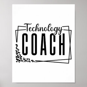 Instructie Technologie Coach Cool Ontwerp Voor The Poster