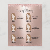 Instructie voor nazorg na microblading Rose Gold D Flyer (Achterkant)