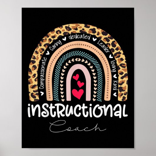 Instructiecoach Crew Matching Terug naar school L Poster (Voorkant)