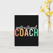 Instructiecoach Funny Terug naar School Worker AP Kaart (Gele Bloem)