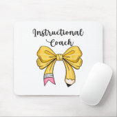 Instructiecoach Grappige Terug Naar School Werknem Muismat (Met muis)