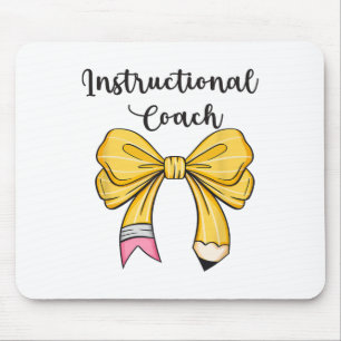 Instructiecoach Grappige Terug Naar School Werknem Muismat