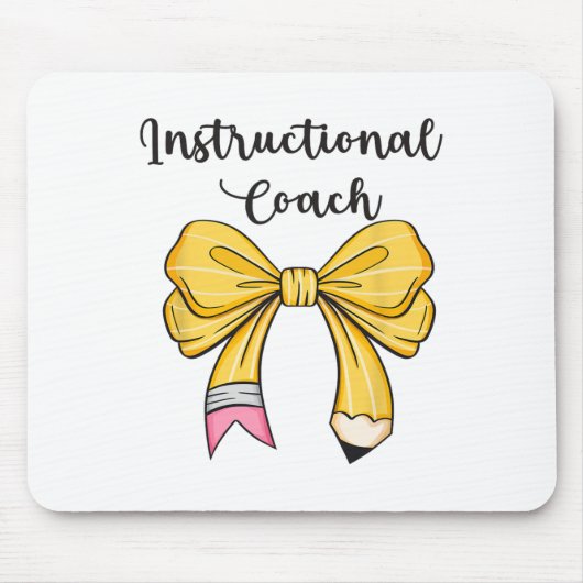 Instructiecoach Grappige Terug Naar School Werknem Muismat (Voorkant)