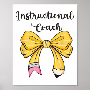Instructiecoach Grappige Terug Naar School Werknem Poster
