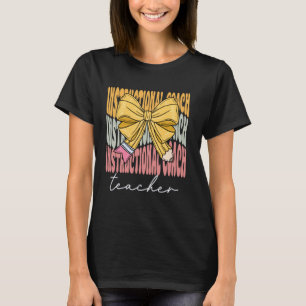 Instructiecoach Leraar Groovy Coquette Strik T-shirt
