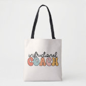 Instructiecoach Onderwijscoach Retro Tote Bag (Voorkant)