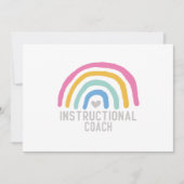 Instructiecoach: Regenboog van het leren Kaart (Voorkant)