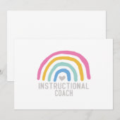 Instructiecoach: Regenboog van het leren Kaart (Voorkant / Achterkant)