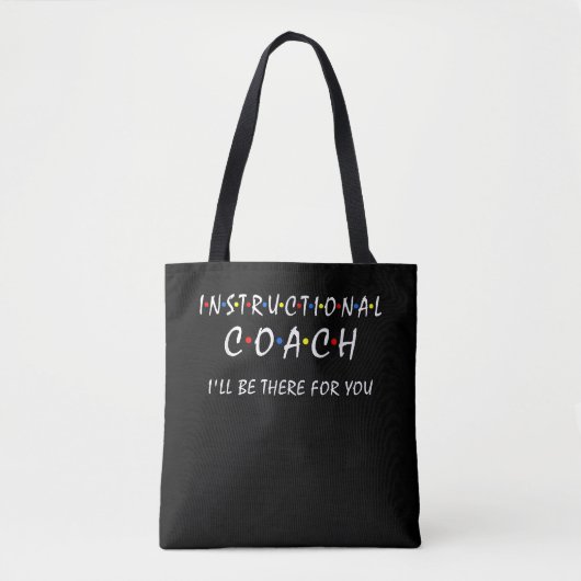 Instructiecoach Wees er voor leraren Coaching Tote Bag (Voorkant)