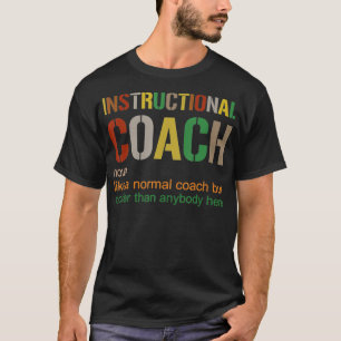 Instructief Coach shirt grappige leraar