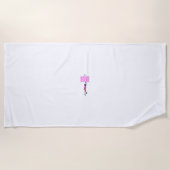 instructiehanddoek strandlaken (Voorkant)