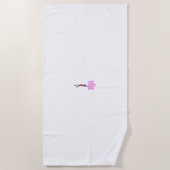 instructiehanddoek strandlaken (Voorkant)