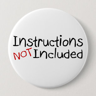 Instructies niet inbegrepen ronde button 4,0 cm