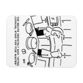 Instructies ontvangen na koken in een keuken magneet (Horizontaal)