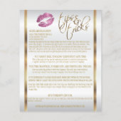 Instructies - Roze glazen lip Flyer (Achterkant)