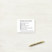 Instructies van de arts Lifestyle Veranderingen Ch Post-it® Notes (Op bureau)