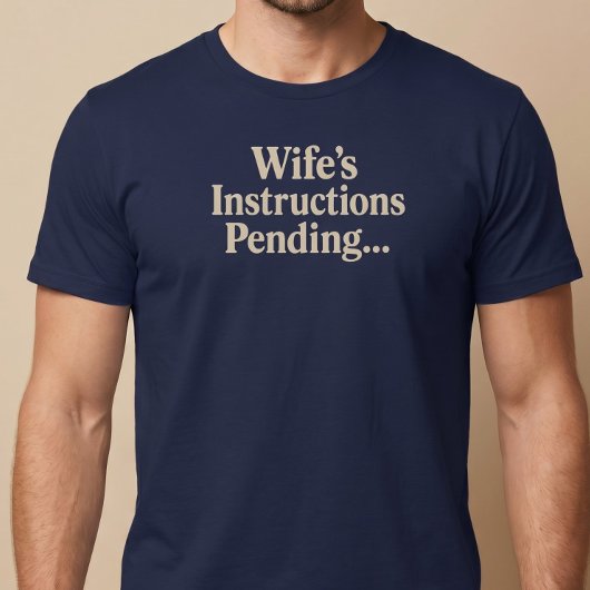 Instructies van de vrouw in behandeling... t-shirt