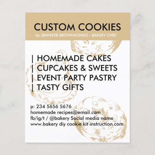 Instructies voor bakkerijkoekjes (Achterkant)