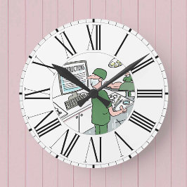 Instructies voor chirurgische ingrepen op het sche ronde klok