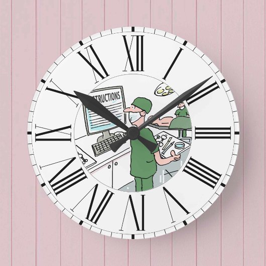 Instructies voor chirurgische ingrepen op het sche ronde klok