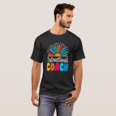 Instructies voor coachpersoneel dat teruggaat naar t-shirt (Voorkant volledig)