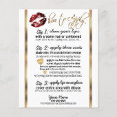 Instructies voor de flacon met de flacon Red Glitt Flyer (Voorkant)