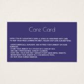 Instructies voor de Kaart van de juwelen met logo (Voorkant)