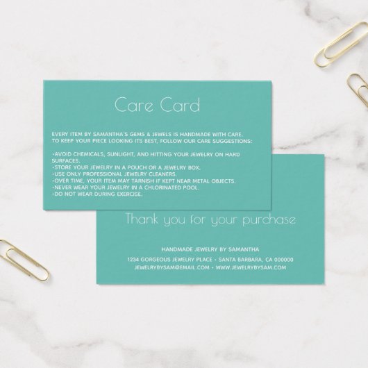 Instructies voor de Kaart van de juwelen met logo  (Kantoor)