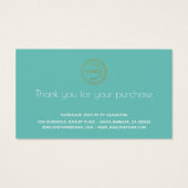 Instructies voor de Kaart van de juwelen met logo  (Achterkant)