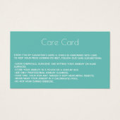 Instructies voor de Kaart van de juwelen met logo  (Voorkant)