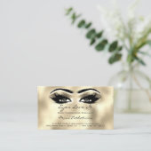 Instructies voor de nazorg - Lashes Champaigne Eye Visitekaartje (Staand voorkant)