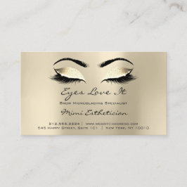 Instructies voor de nazorg - Lashes Champaigne Gol Visitekaartje