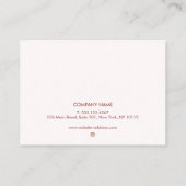 Instructies voor de nazorg van microflessen Glitte Visitekaartje (Achterkant)