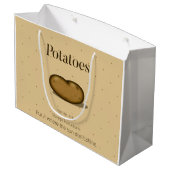 Instructies voor de opslag van Humoureus voedsel Groot Cadeauzakje (Achterkant Gekanteld)