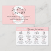 Instructies voor de vulling nazorg visitekaartje (Voorkant / Achterkant)