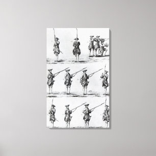 Instructies voor een Bayonet Drill Canvas Afdruk