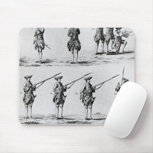 Instructies voor een Bayonet Drill Muismat (Met muis)