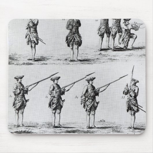 Instructies voor een Bayonet Drill Muismat (Voorkant)