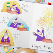 Instructies voor een Happy Nieuwjaar Feestdagen Kaart