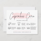 Instructies voor gebruik in koekjes Bakkerijgids F Bedankkaart (Voorkant)