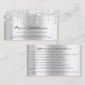 Instructies voor gebruik na de behandeling Lash Si Visitekaartje (Voorkant / Achterkant)