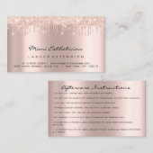 Instructies voor gebruik na de behandeling Uitslag Visitekaartje (Voorkant / Achterkant)