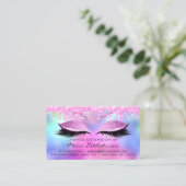 Instructies voor gebruik na het Roos Eyelash Roze  Visitekaartje (Staand voorkant)