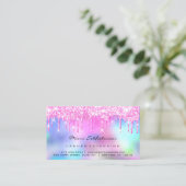 Instructies voor gebruik na het wassen Heldere roz Visitekaartje (Staand voorkant)